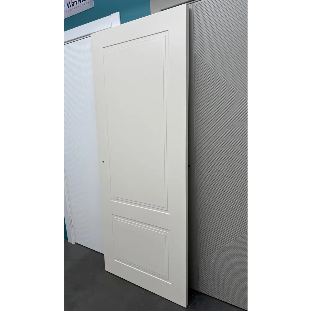 Фото 4 Дверь межкомнатная Wanmark Стефани-22 глухая 90х200см эмаль цвет бежевый с врезкой с замком и петлями Фото 4 Дверь межкомнатная Wanmark Стефани-22 глухая 90х200см эмаль цвет бежевый с врезкой с замком и петлями