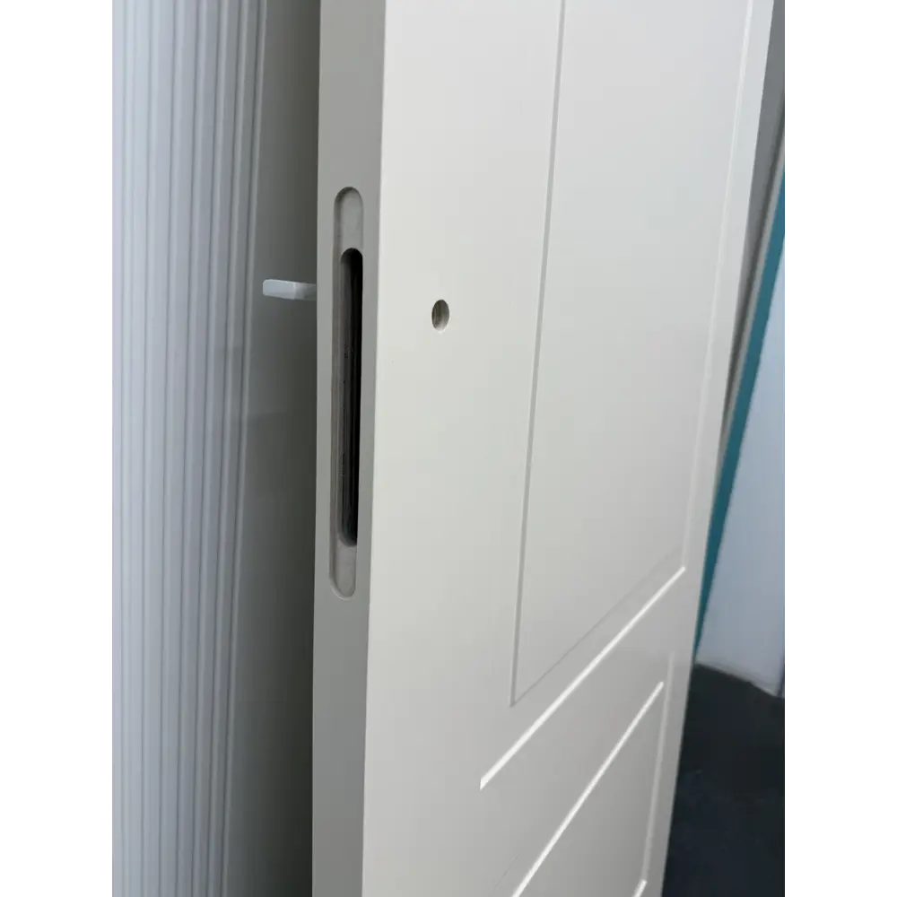 Фото 7 Дверь межкомнатная Wanmark Стефани-2 глухая 90х200см эмаль цвет бежевый с врезкой с замком и петлями Фото 7 Дверь межкомнатная Wanmark Стефани-2 глухая 90х200см эмаль цвет бежевый с врезкой с замком и петлями