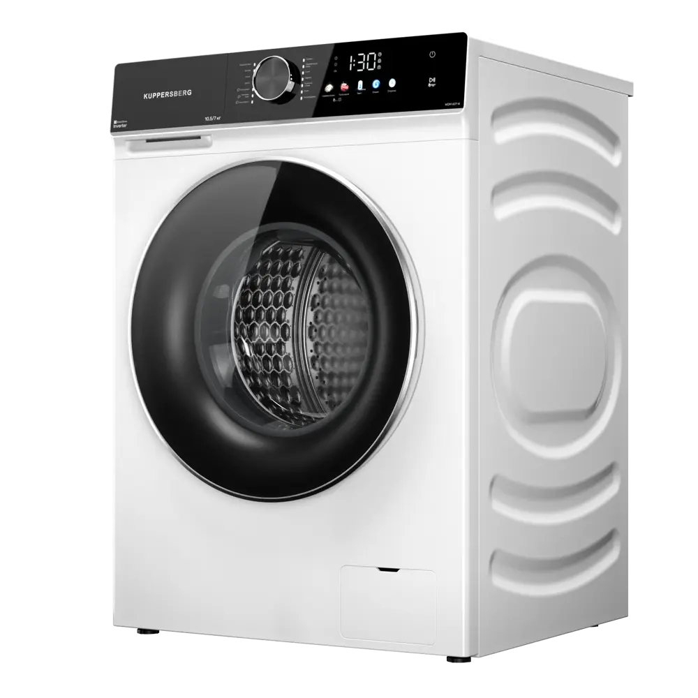 Фото 9 Стиральная машина с сушкой Kuppersberg Wdm 601 w 59.5x85.5x63 см 10.5 кг цвет белый
