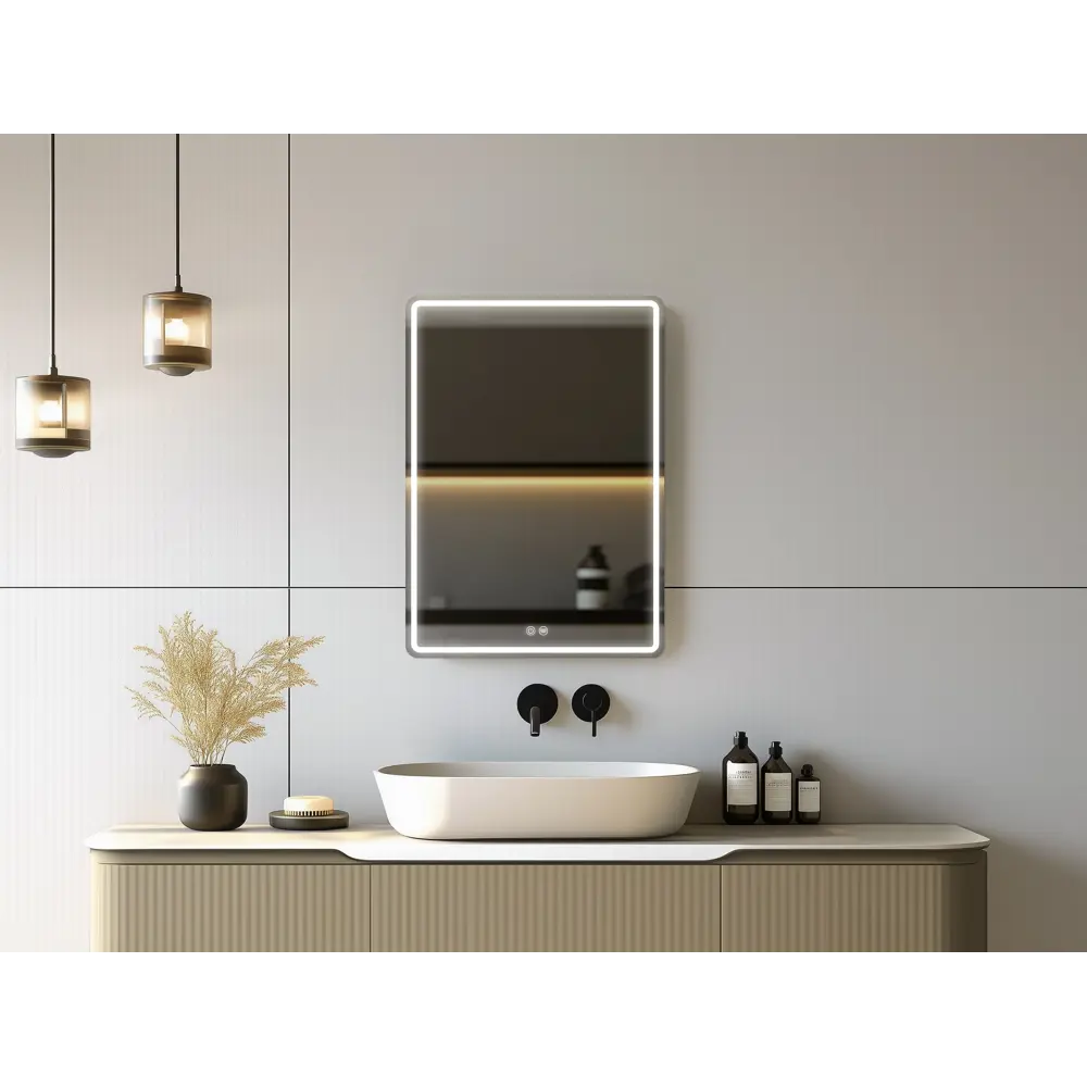 Фото 6 Зеркало с подсветкой Tokito Inawashiro 50x70 система антизапотевания Фото 6 Зеркало с подсветкой Tokito Inawashiro 50x70 система антизапотевания