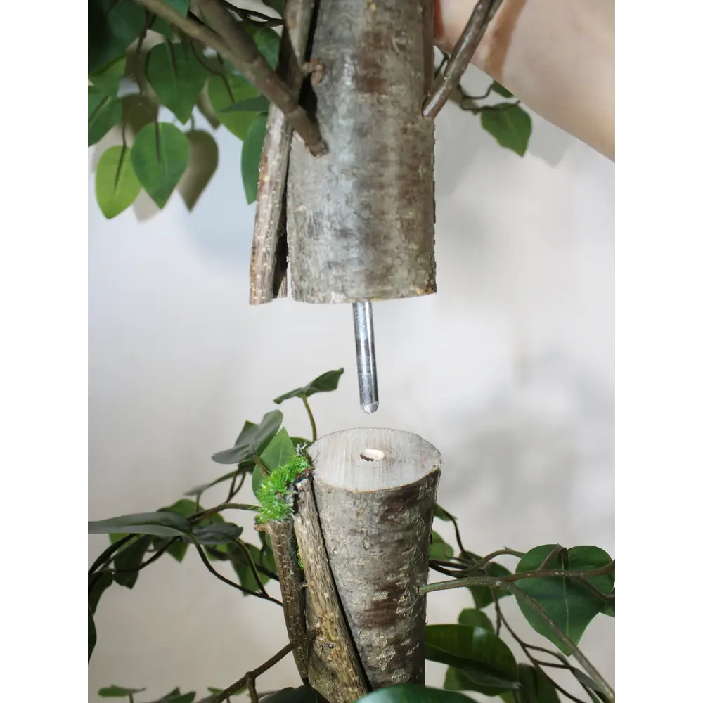 Фото 5 Искусственное растение в горшке ФитоПарк Фикус 150 см цвет зеленый