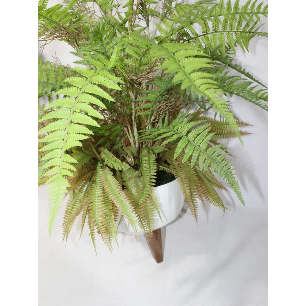 Фото 3 Искусственное растение в горшке ФитоПарк Папоротник 70 см цвет зеленый