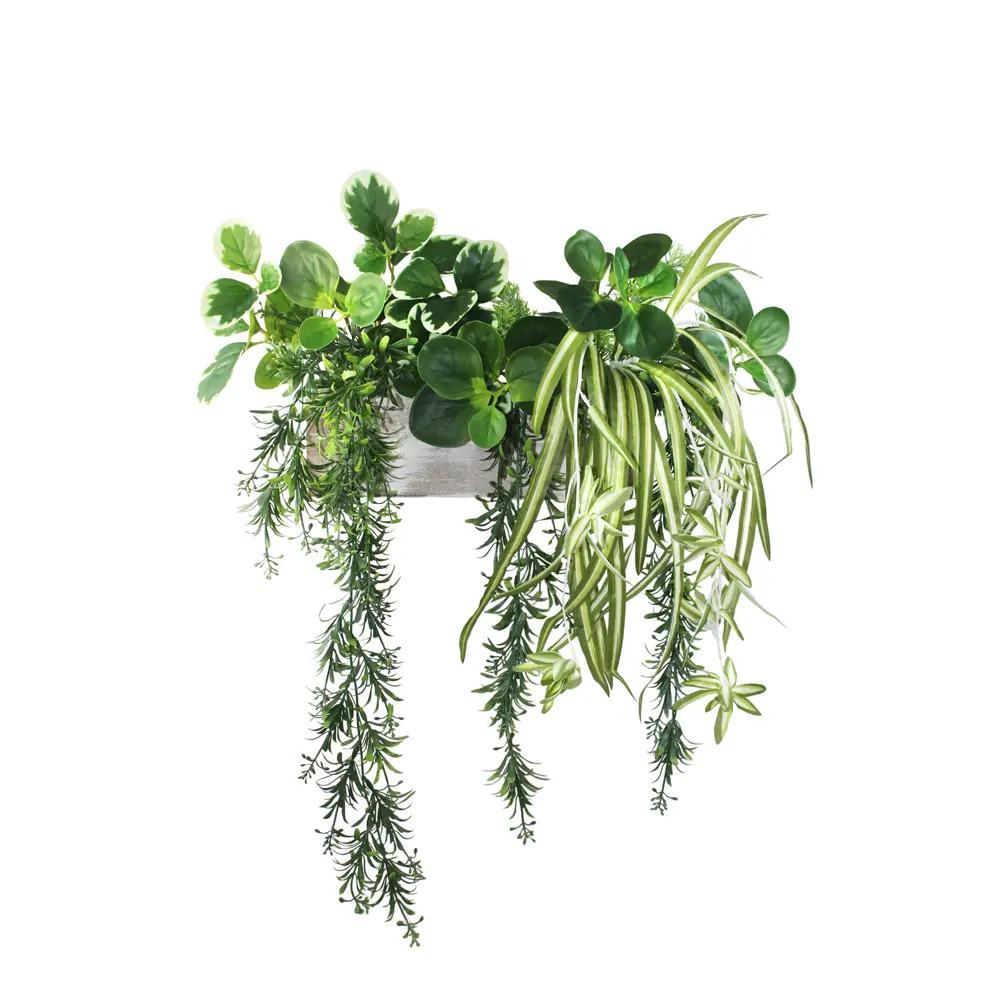 Фото 2 Искусственное растение в горшке ФитоПарк Хлорофитум 60 см цвет зеленый Фото 2 Искусственное растение в горшке ФитоПарк Хлорофитум 60 см цвет зеленый