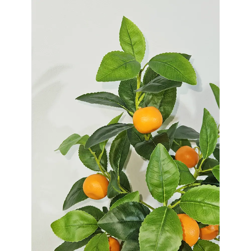 Фото 2 Искусственное растение в горшке ФитоПарк Мандарин 50 см цвет зеленый