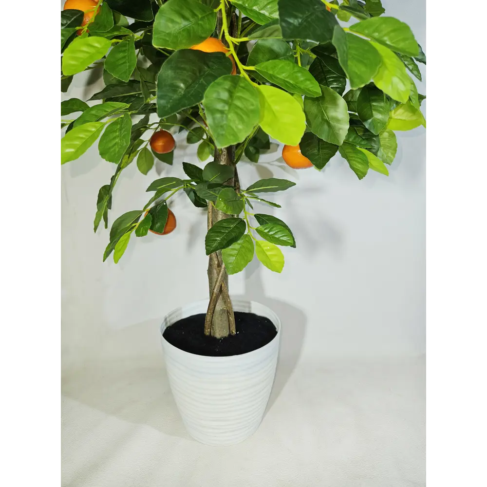 Фото 3 Искусственное растение в горшке ФитоПарк Мандарин 90 см цвет зеленый