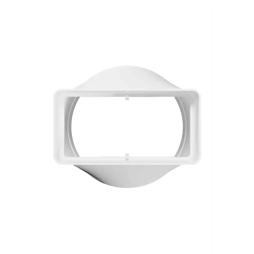 Фото 3 Переходник вентиляционный для плоских-круглых воздуховодов Fonet D120 55x110 мм пластик Фото 3 Переходник вентиляционный для плоских-круглых воздуховодов Fonet D120 55x110 мм пластик