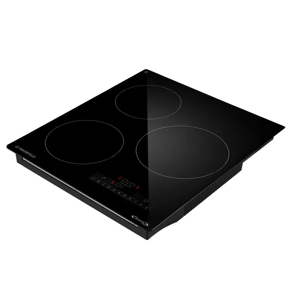 Фото 5 Индукционная варочная панель Maunfeld AVI4533SBK 45 см 3 конфорки цвет черный