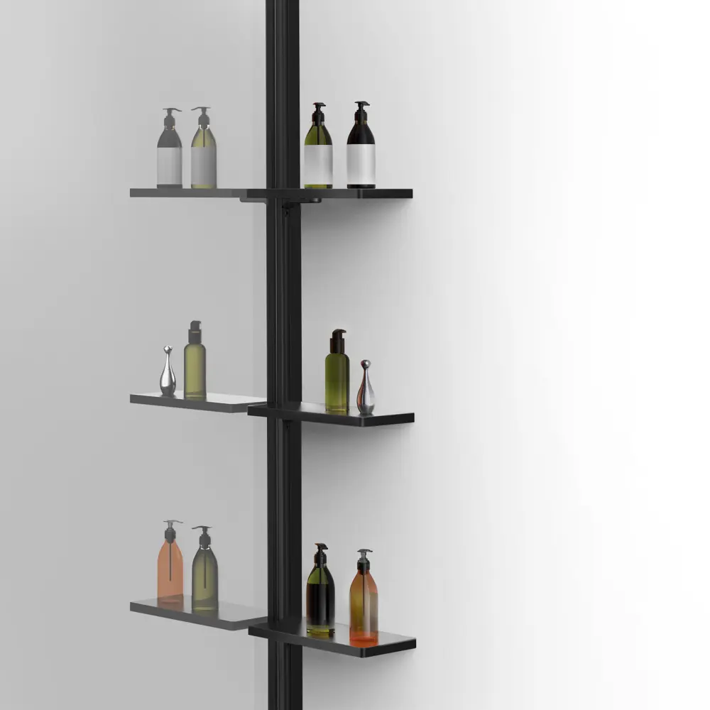 Фото 2 Душевая перегородка Vincea Walk-In VSW-1HWS100MRB 100x200см черный профиль стекло зеркальное Фото 2 Душевая перегородка Vincea Walk-In VSW-1HWS100MRB 100x200см черный профиль стекло зеркальное