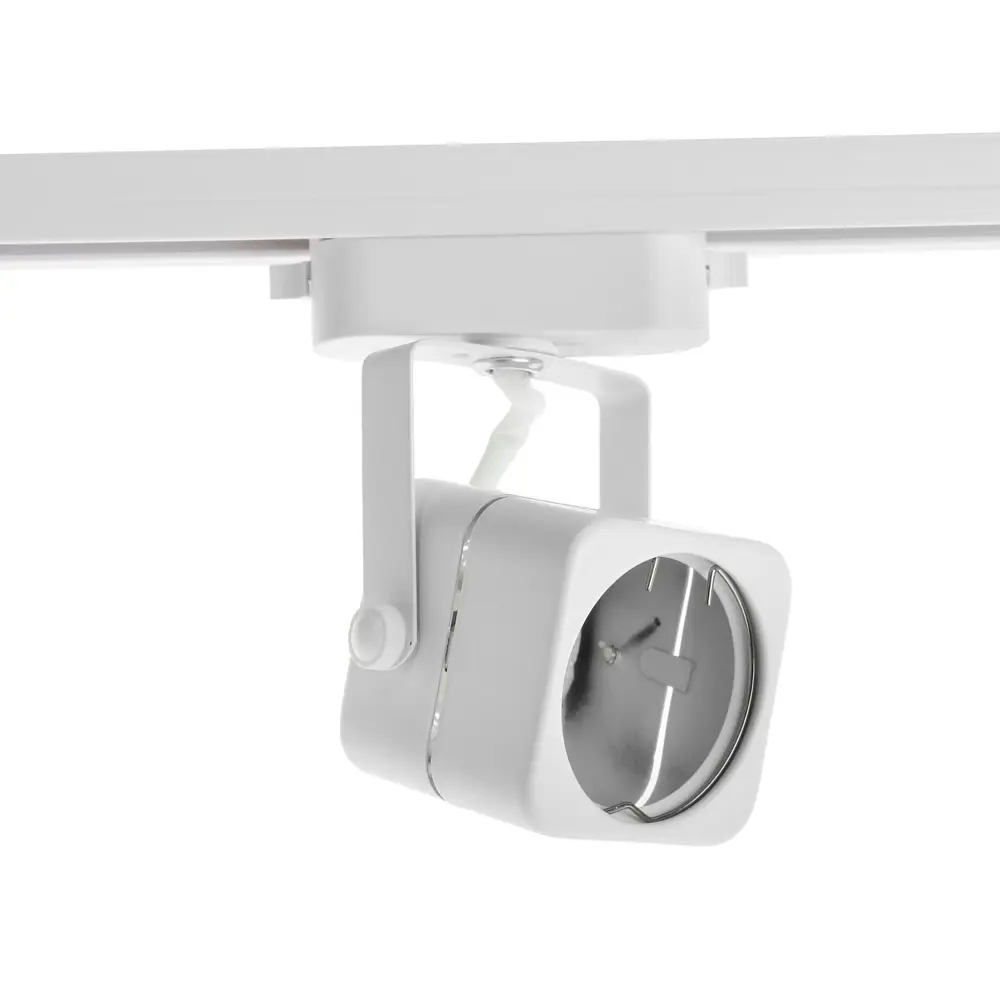 Фото Трековый светильник Luazon Lighting 4044797 под лампу Gu10 квадратный белый