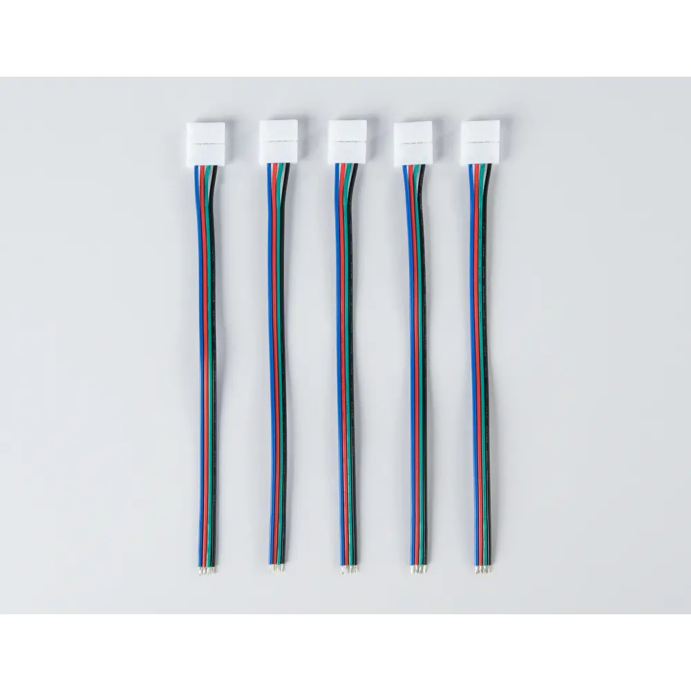 Фото 6 Соединитель гибкий односторонний для светодиодной ленты Ambrella Light 5050 12/24 В 4 фазный 150 мм GS7251 5 шт Фото 6 Соединитель гибкий односторонний для светодиодной ленты Ambrella Light 5050 12/24 В 4 фазный 150 мм GS7251 5 шт