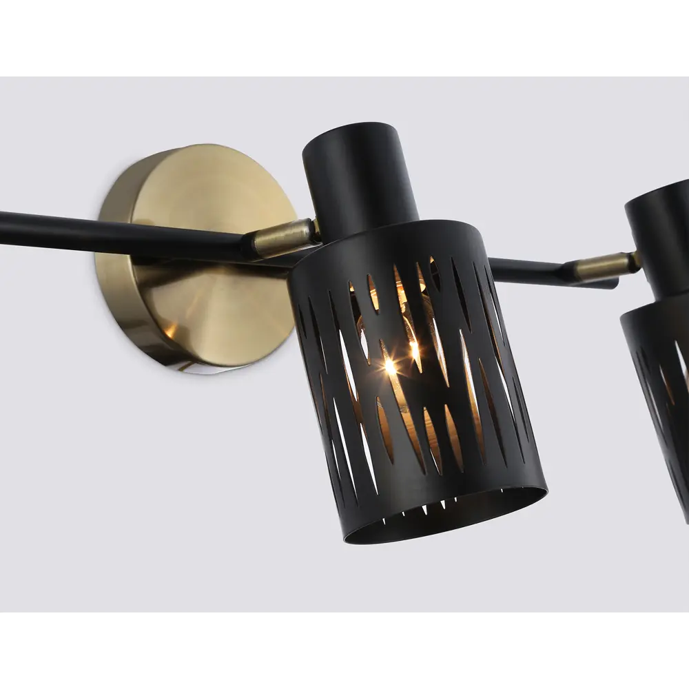 Фото 3 Спот поворотный Ambrella light Tr8669 3 лампы E14 10 м² цвет черный