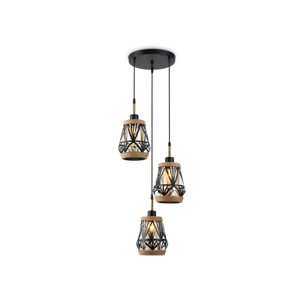 Фото Светильник подвесной Ambrella light Traditional Tr8522 3 лампы 10 м² цвет бронза/черный/янтарный Фото Светильник подвесной Ambrella light Traditional Tr8522 3 лампы 10 м² цвет бронза/черный/янтарный