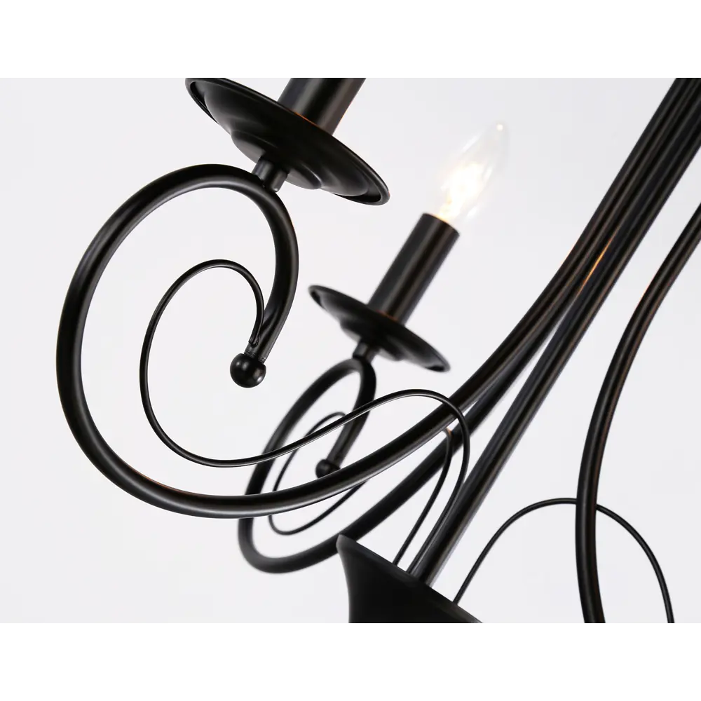 Фото 3 Люстра потолочная Ambrella light Traditional Tr9606 3 лампы 10 м² цвет черный Фото 3 Люстра потолочная Ambrella light Traditional Tr9606 3 лампы 10 м² цвет черный