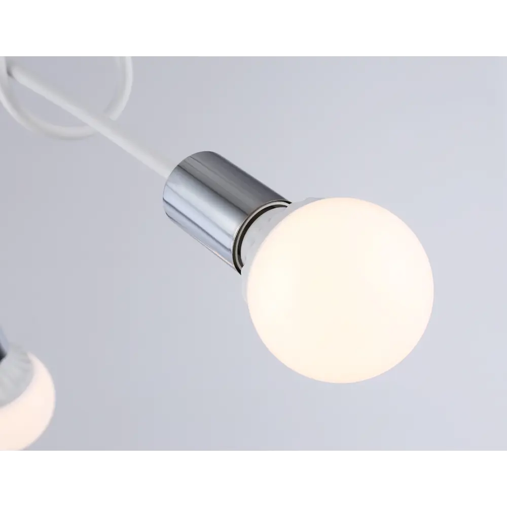 Фото 4 Люстра потолочная Ambrella light Traditional Tr80414 3 лампы 10 м² цвет хром белый Фото 4 Люстра потолочная Ambrella light Traditional Tr80414 3 лампы 10 м² цвет хром белый