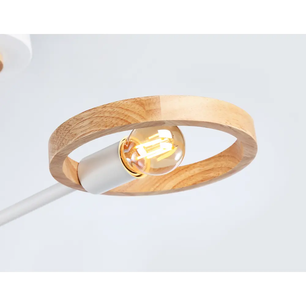 Фото 4 Люстра на штанге Ambrella light Traditional Tr8243 2 лампы 6 м² цвет дерево белый Фото 4 Люстра на штанге Ambrella light Traditional Tr8243 2 лампы 6 м² цвет дерево белый