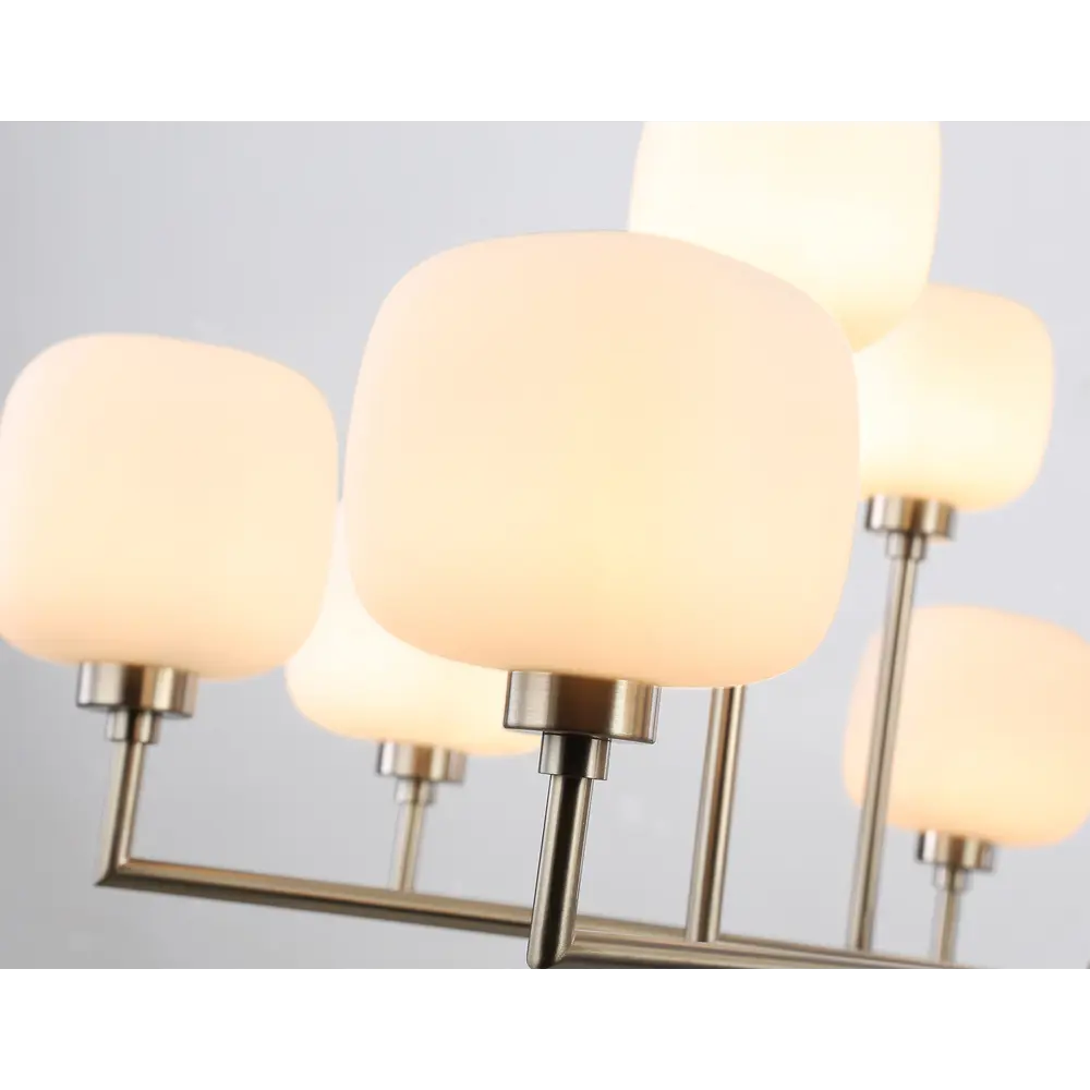 Фото 2 Люстра на штанге Ambrella light High Lh53005 12 ламп 37 м² цвет белый никель сатин Фото 2 Люстра на штанге Ambrella light High Lh53005 12 ламп 37 м² цвет белый никель сатин