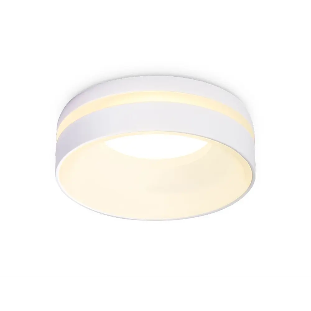 Фото 2 Светильник точечный встраиваемый светодиодный Ambrella Light Tn3305 2 м² под отверстие 7 см цвет белый