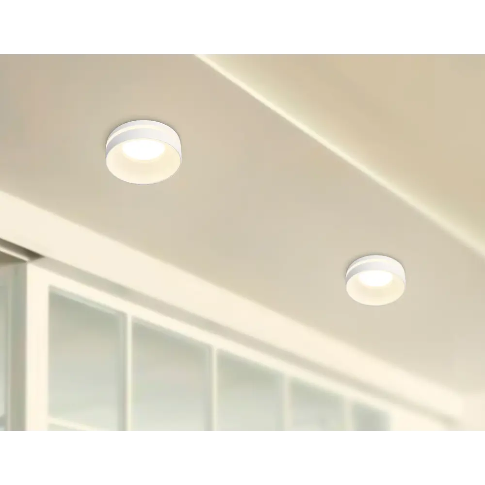 Фото 19 Светильник точечный встраиваемый светодиодный Ambrella Light Tn3305 2 м² под отверстие 7 см цвет белый