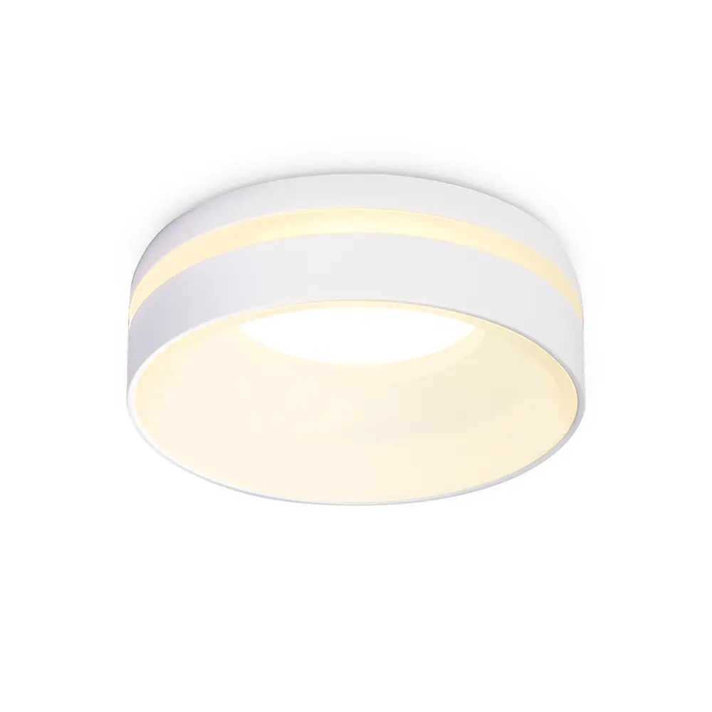 Фото Светильник точечный встраиваемый светодиодный Ambrella Light Tn3305 2 м² под отверстие 7 см цвет белый