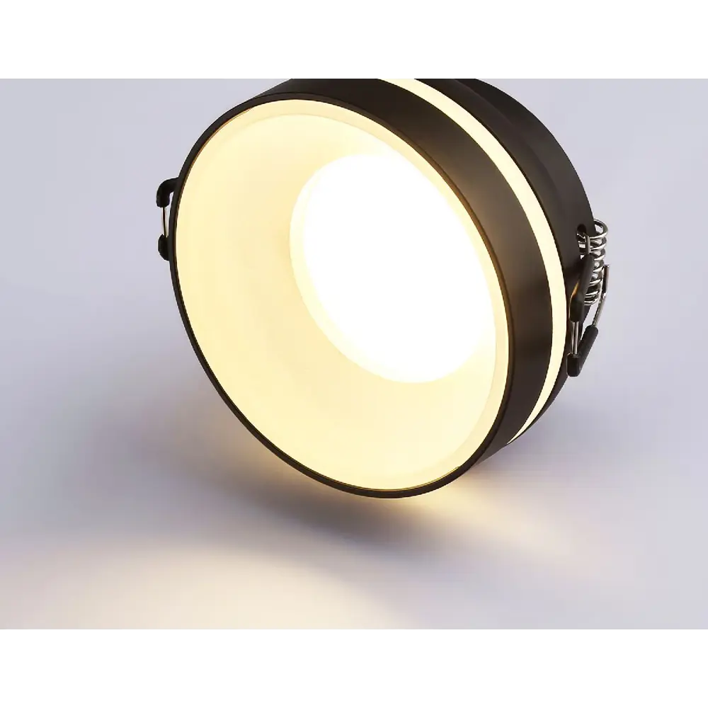 Фото 12 Светильник точечный встраиваемый светодиодный Ambrella Light Tn3306 2 м² под отверстие 7 см цвет черный