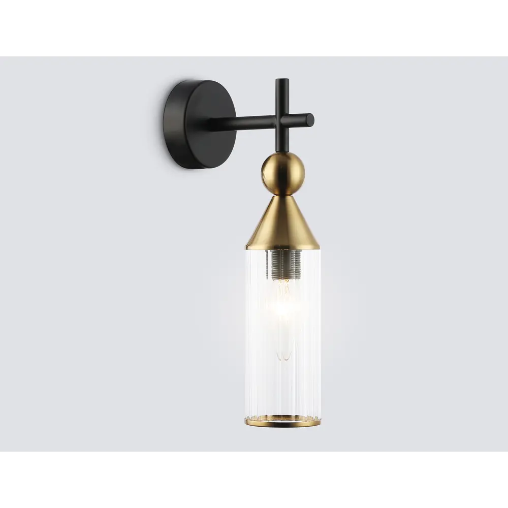 Фото 2 Настенный светильник Ambrella light High Lh55260 цвет прозрачный черный латунь