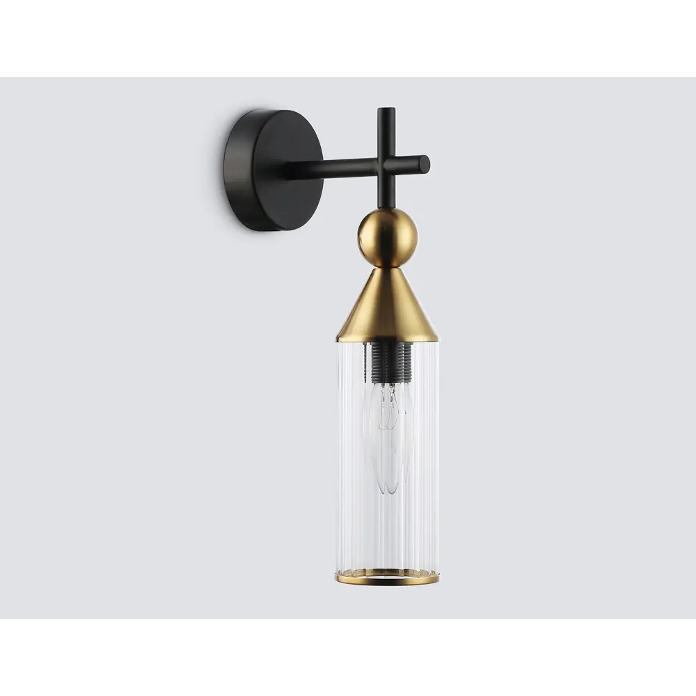 Фото 3 Настенный светильник Ambrella light High Lh55260 цвет прозрачный черный латунь