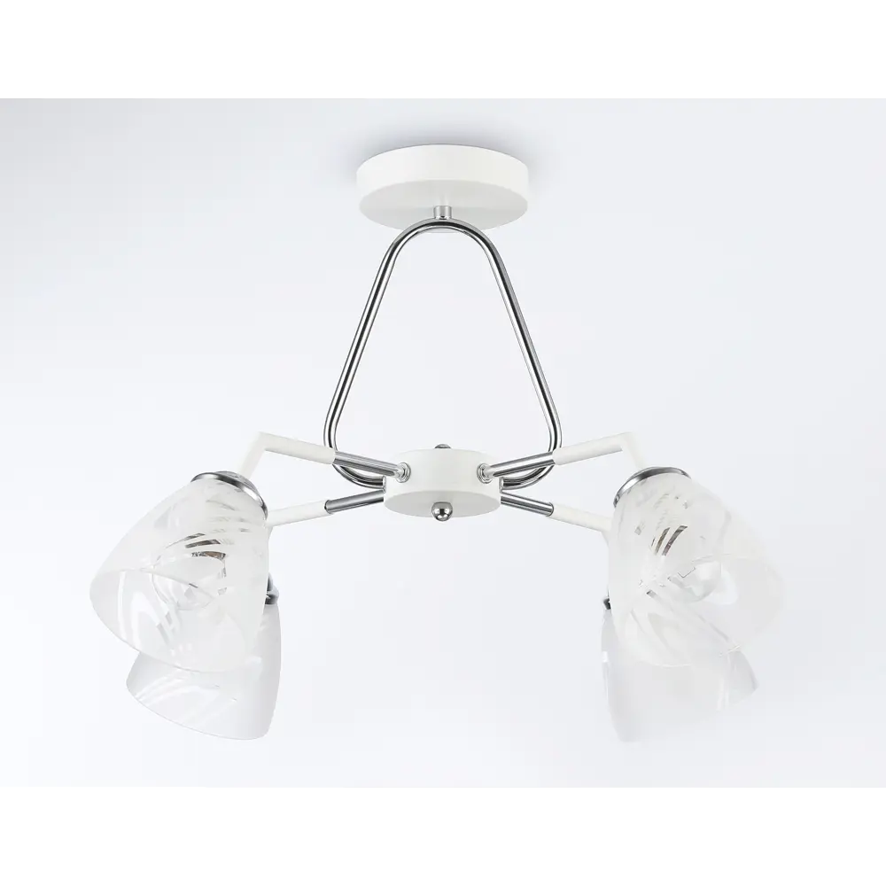 Фото 3 Люстра потолочная Ambrella light Traditional Tr303291 4 лампы 12 м² цвет белый Фото 3 Люстра потолочная Ambrella light Traditional Tr303291 4 лампы 12 м² цвет белый