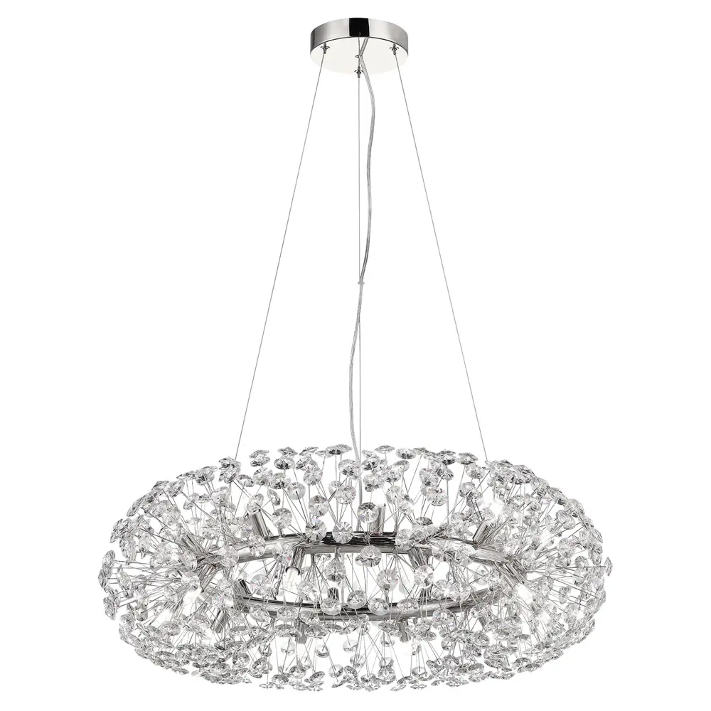 Фото Люстра подвесная Люссоле Alaska Sy2858 20 ламп 53 м² цвет прозрачный Фото Люстра подвесная Люссоле Alaska Sy2858 20 ламп 53 м² цвет прозрачный