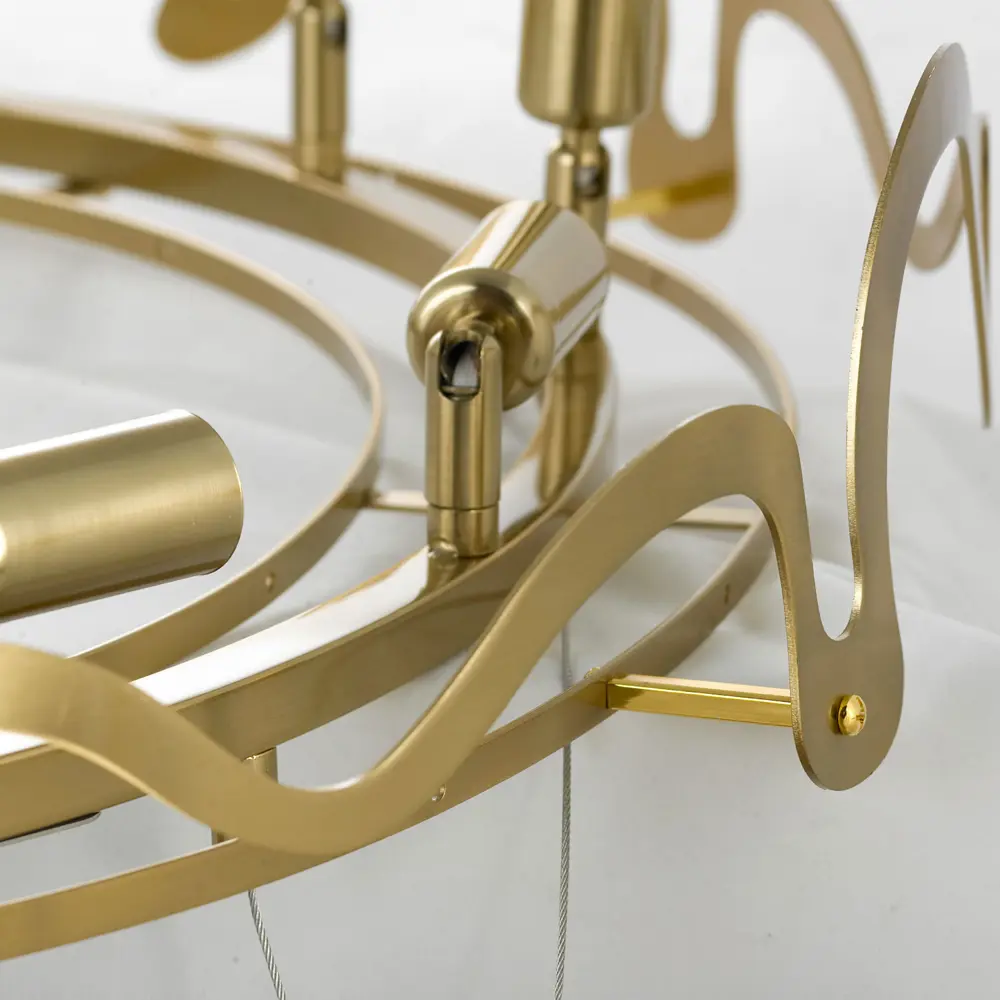 Фото 3 Люстра подвесная Люссоле Lauderdale Sy8958 10 ламп 26 м² цвет белый Фото 3 Люстра подвесная Люссоле Lauderdale Sy8958 10 ламп 26 м² цвет белый