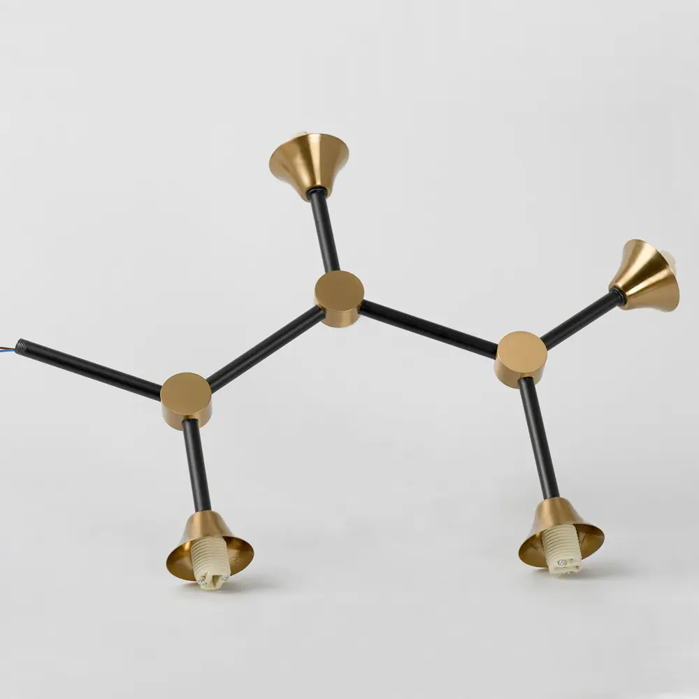 Фото 3 Люстра на штанге Люссоле Solano Sy2888 8 ламп 16 м² цвет черный Фото 3 Люстра на штанге Люссоле Solano Sy2888 8 ламп 16 м² цвет черный