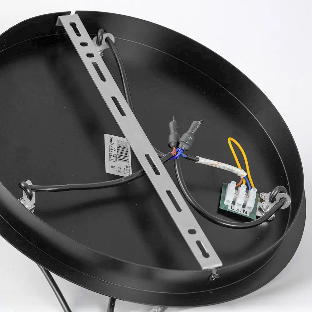 Фото 7 Светильник подвесной Люссоле Grimes Sy9698 3 лампы 42 м² цвет черный Фото 7 Светильник подвесной Люссоле Grimes Sy9698 3 лампы 42 м² цвет черный