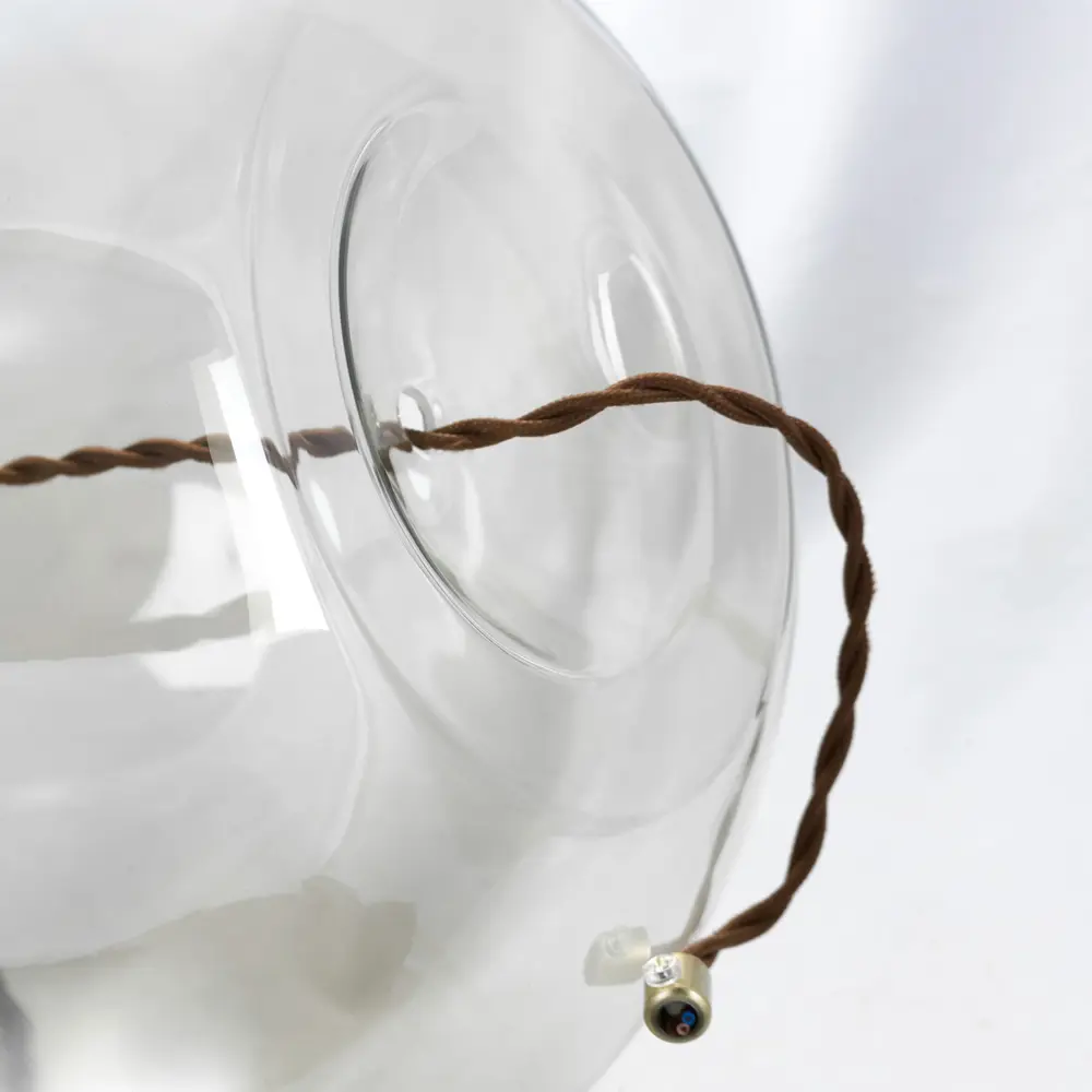 Фото 2 Светильник подвесной светодиодный Люссоле Acquario Sy6538 10 м² теплый белый (желтый) свет цвет золотистый