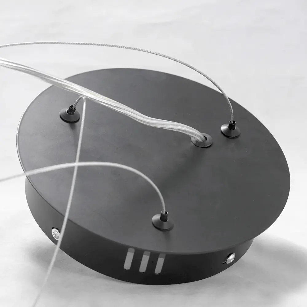 Фото 4 Люстра подвесная светодиодная Люссоле River Sy1938 20 м² нейтральный белый свет цвет черный