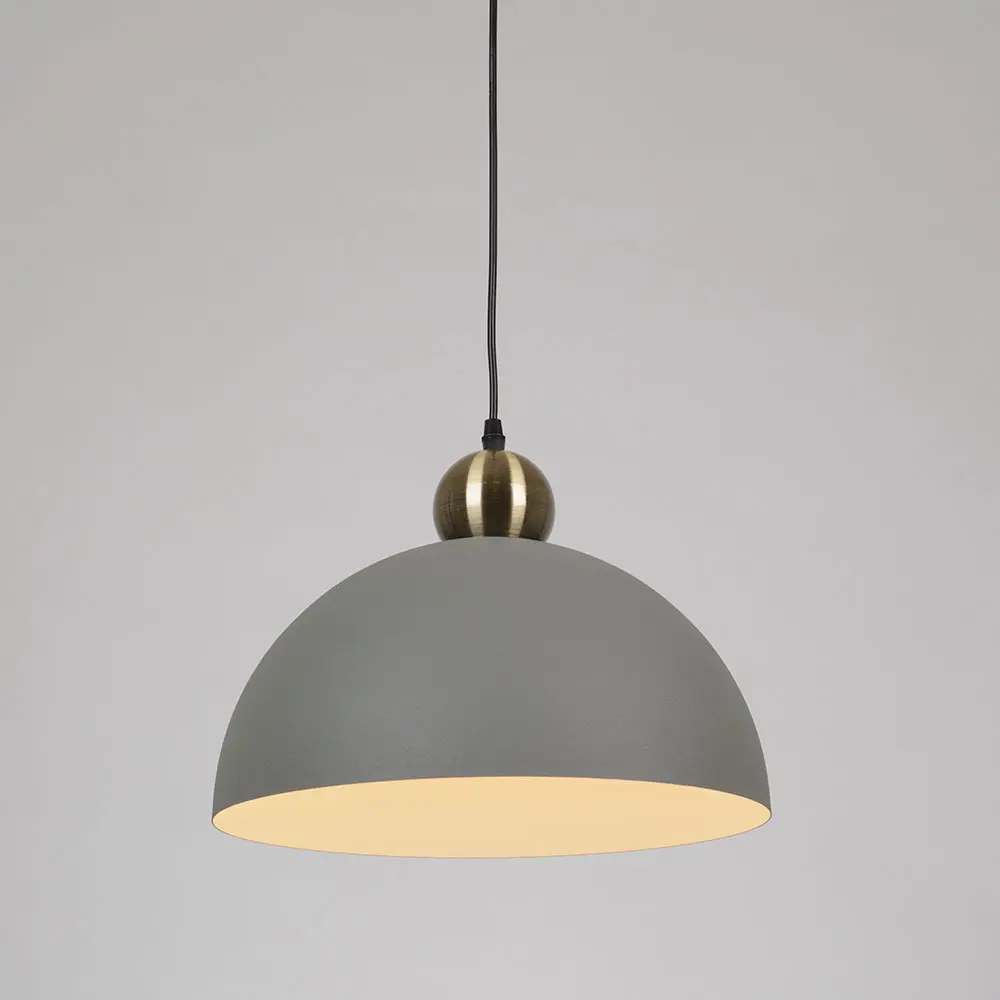 Фото 2 Светильник подвесной Arte lamp Recinto A7053sp-1gy 1 лампа 2 м² цвет серый Фото 2 Светильник подвесной Arte lamp Recinto A7053sp-1gy 1 лампа 2 м² цвет серый