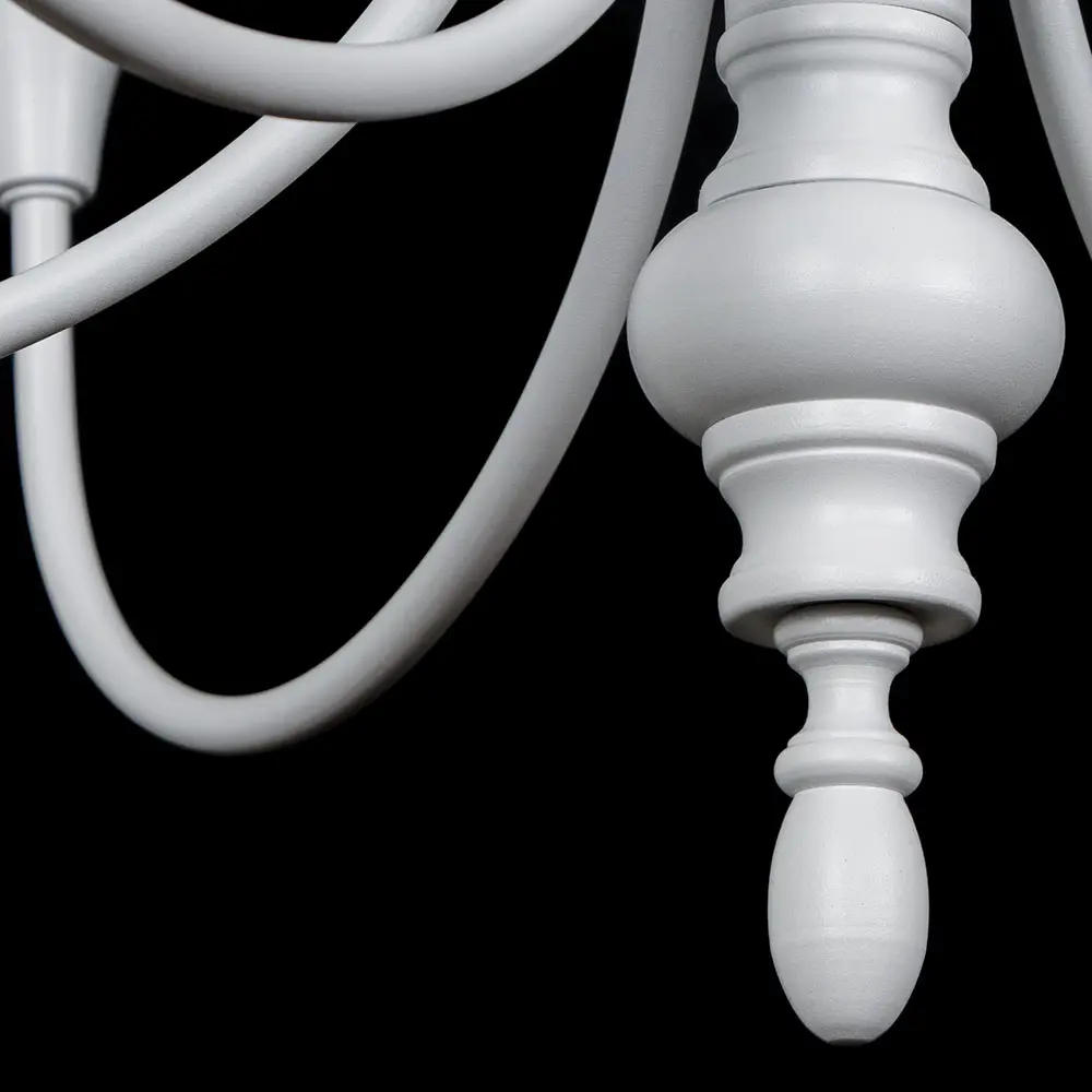 Фото 5 Люстра подвесная Arte lamp Collinetta A4094lm-6wh 6 ламп 8 м² цвет белый Фото 5 Люстра подвесная Arte lamp Collinetta A4094lm-6wh 6 ламп 8 м² цвет белый