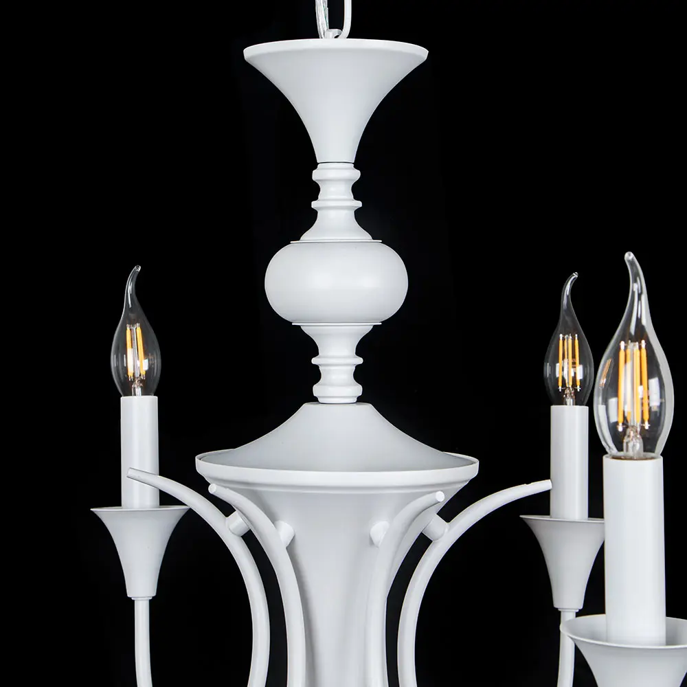 Фото 2 Люстра подвесная Arte lamp Collinetta A4094lm-6wh 6 ламп 8 м² цвет белый Фото 2 Люстра подвесная Arte lamp Collinetta A4094lm-6wh 6 ламп 8 м² цвет белый