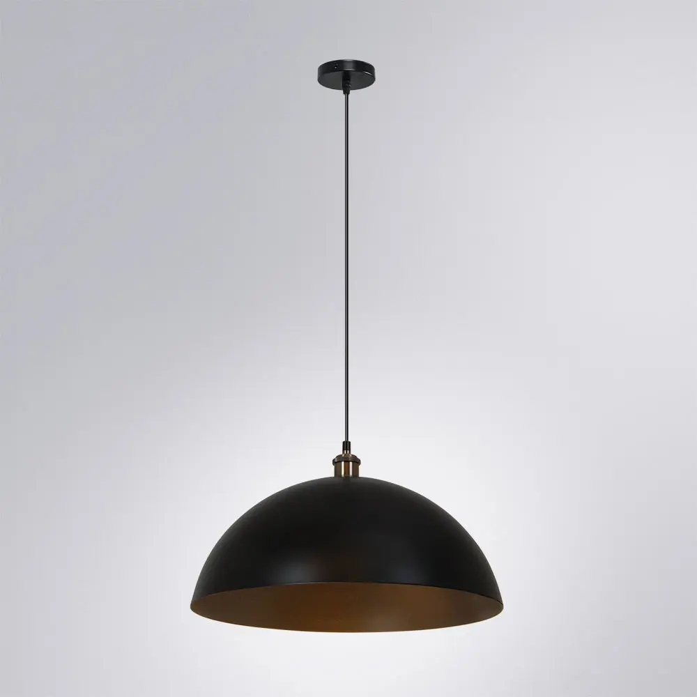 Фото 2 Светильник подвесной Arte lamp Cappello A7056sp-1bk 1 лампа 1 м² цвет черный