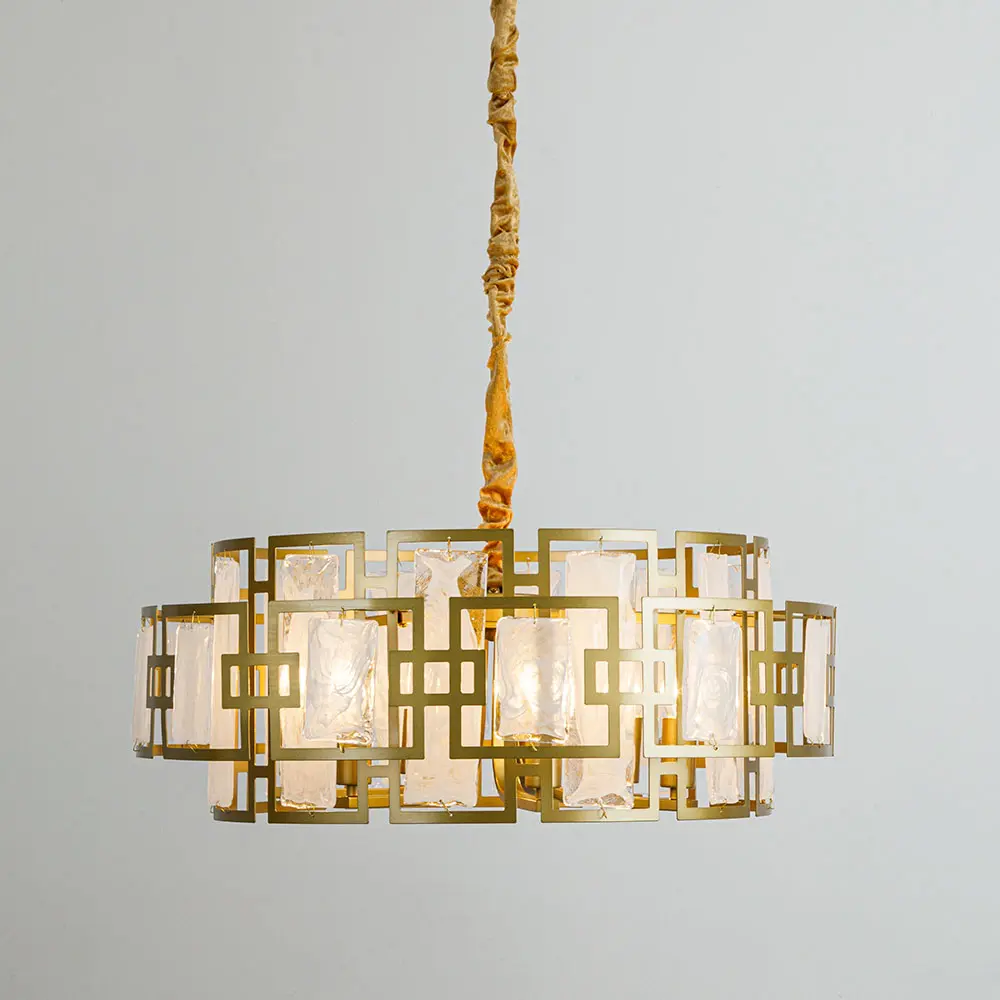 Фото 2 Люстра подвесная Arte lamp Blake A4087sp-6sg 6 ламп 8 м² цвет золотистый Фото 2 Люстра подвесная Arte lamp Blake A4087sp-6sg 6 ламп 8 м² цвет золотистый