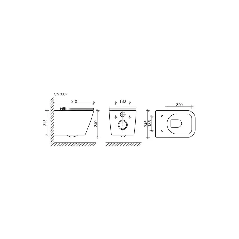 Фото 13 Комплект инсталляция и унитаз Metric безободковый с микролифтом клавиша цвет хром Фото 13 Комплект инсталляция и унитаз Metric безободковый с микролифтом клавиша цвет хром
