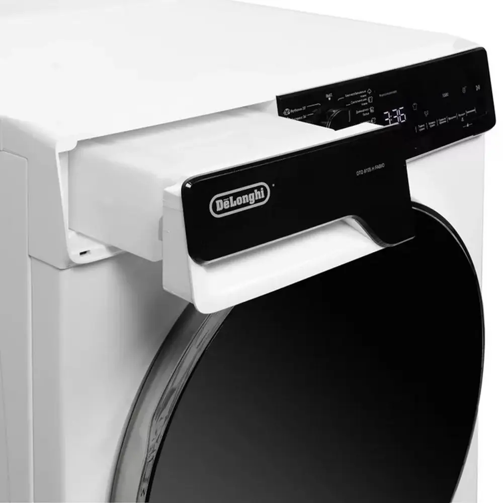 Фото 7 Сушильная машина DeLonghi DTD 8105 H FABIO 59.60x84.50x56.30см 8 кг цвет белый Фото 7 Сушильная машина DeLonghi DTD 8105 H FABIO 59.60x84.50x56.30см 8 кг цвет белый