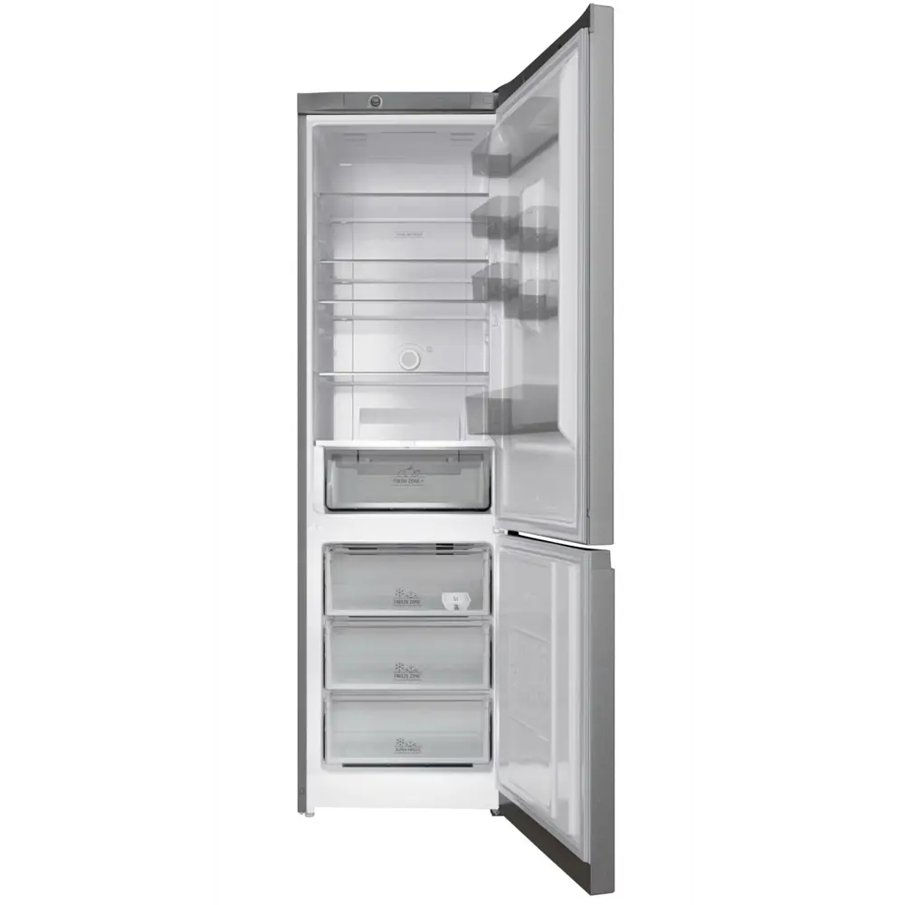 Фото 3 Отдельностоящий холодильник Hotpoint HT 6200 S 60x200 см цвет серебристый Фото 3 Отдельностоящий холодильник Hotpoint HT 6200 S 60x200 см цвет серебристый