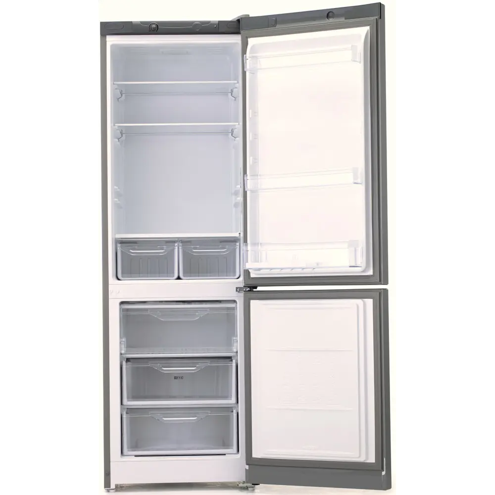 Фото 2 Отдельностоящий холодильник Indesit DS 3180 G 60x185 см цвет серебристый Фото 2 Отдельностоящий холодильник Indesit DS 3180 G 60x185 см цвет серебристый