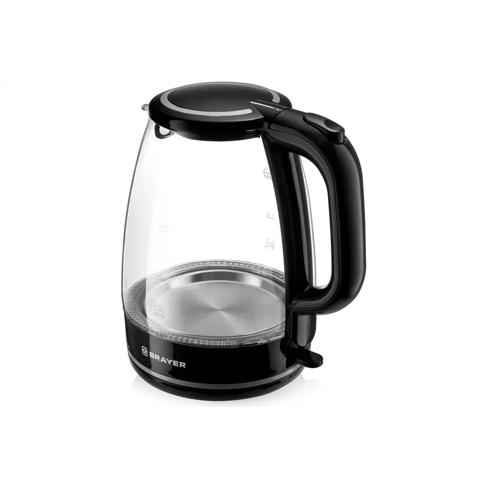Фото 8 Чайник Brayer Br1030 1.7 л стекло цвет черный Фото 8 Чайник Brayer Br1030 1.7 л стекло цвет черный