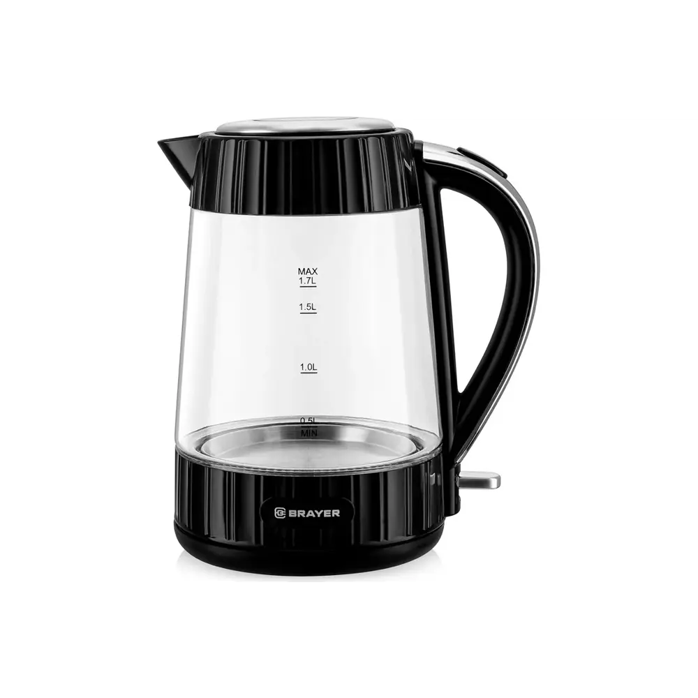 Фото 6 Чайник 1.7 л Brayer BR1075 стекло цвет черный Фото 6 Чайник 1.7 л Brayer BR1075 стекло цвет черный