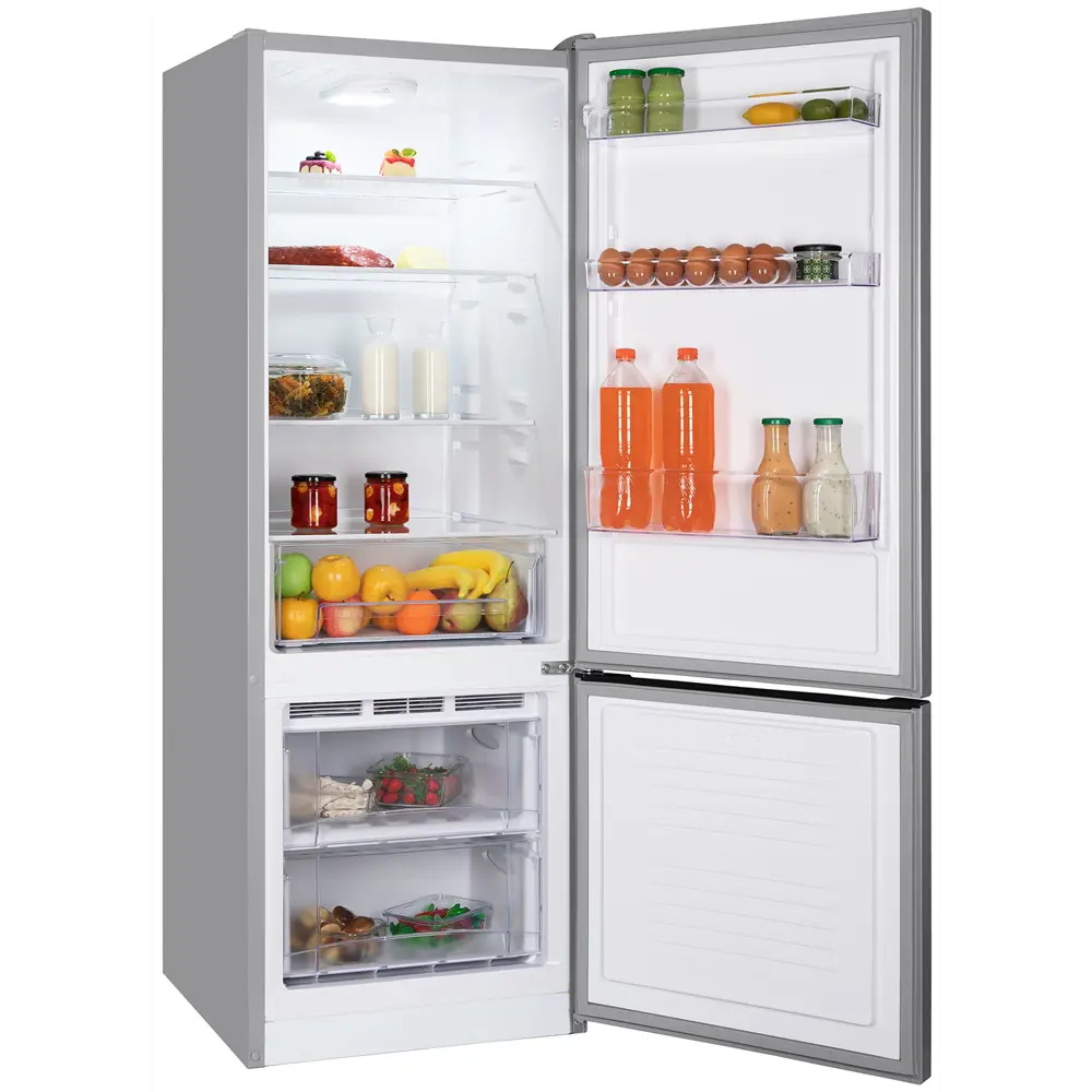 Фото 2 Отдельностоящий холодильник Nordfrost NRB 122 S 57.4x165.7 см цвет серебристый Фото 2 Отдельностоящий холодильник Nordfrost NRB 122 S 57.4x165.7 см цвет серебристый