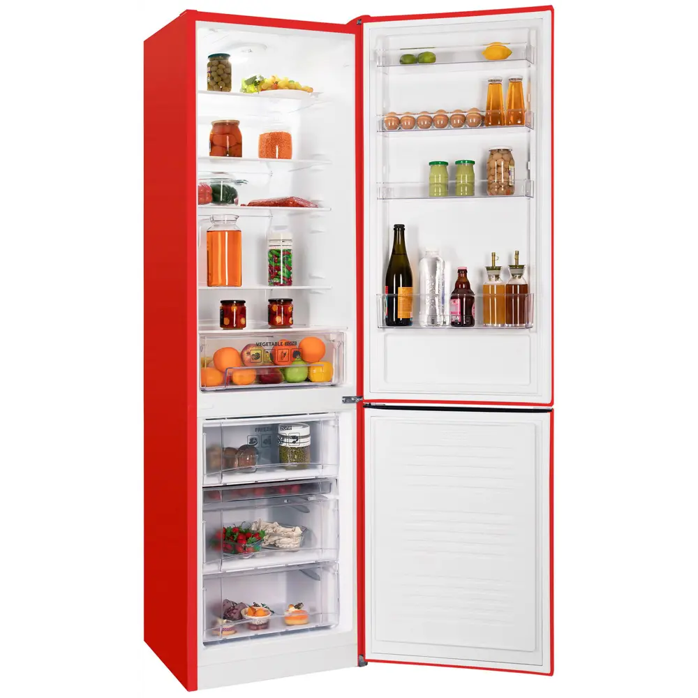 Фото 2 Отдельностоящий холодильник Nordfrost NRB 154 R 57.4x203.4 см цвет красный Фото 2 Отдельностоящий холодильник Nordfrost NRB 154 R 57.4x203.4 см цвет красный
