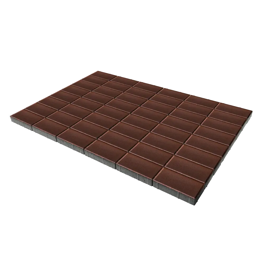 Фото 6 Плитка тротуарная Braer 200x100x40мм комплект 5 паллет 97.2м² цвет красный с доставкой и выгрузкой манипулятором Фото 6 Плитка тротуарная Braer 200x100x40мм комплект 5 паллет 97.2м² цвет красный с доставкой и выгрузкой манипулятором