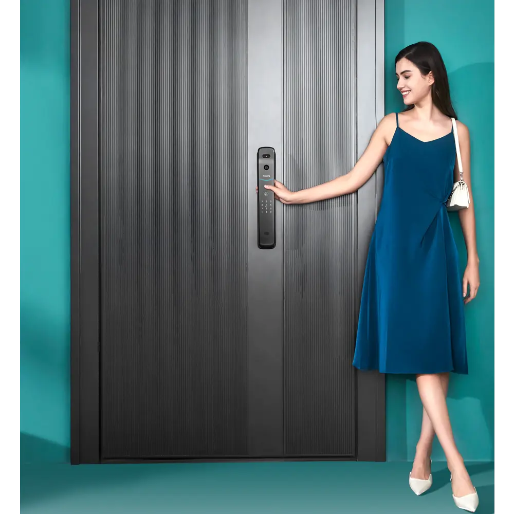 Фото 7 Умный замок Philips DDL709-FVP-7HWS пуш-пулл с распознаванием лица
