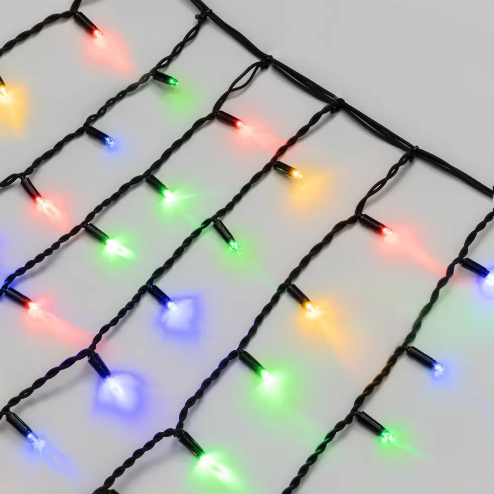 Фото 3 Электрогирлянда уличная Neon-Night Бахрома 3 м 200 ламп цвет разноцветный Фото 3 Электрогирлянда уличная Neon-Night Бахрома 3 м 200 ламп цвет разноцветный