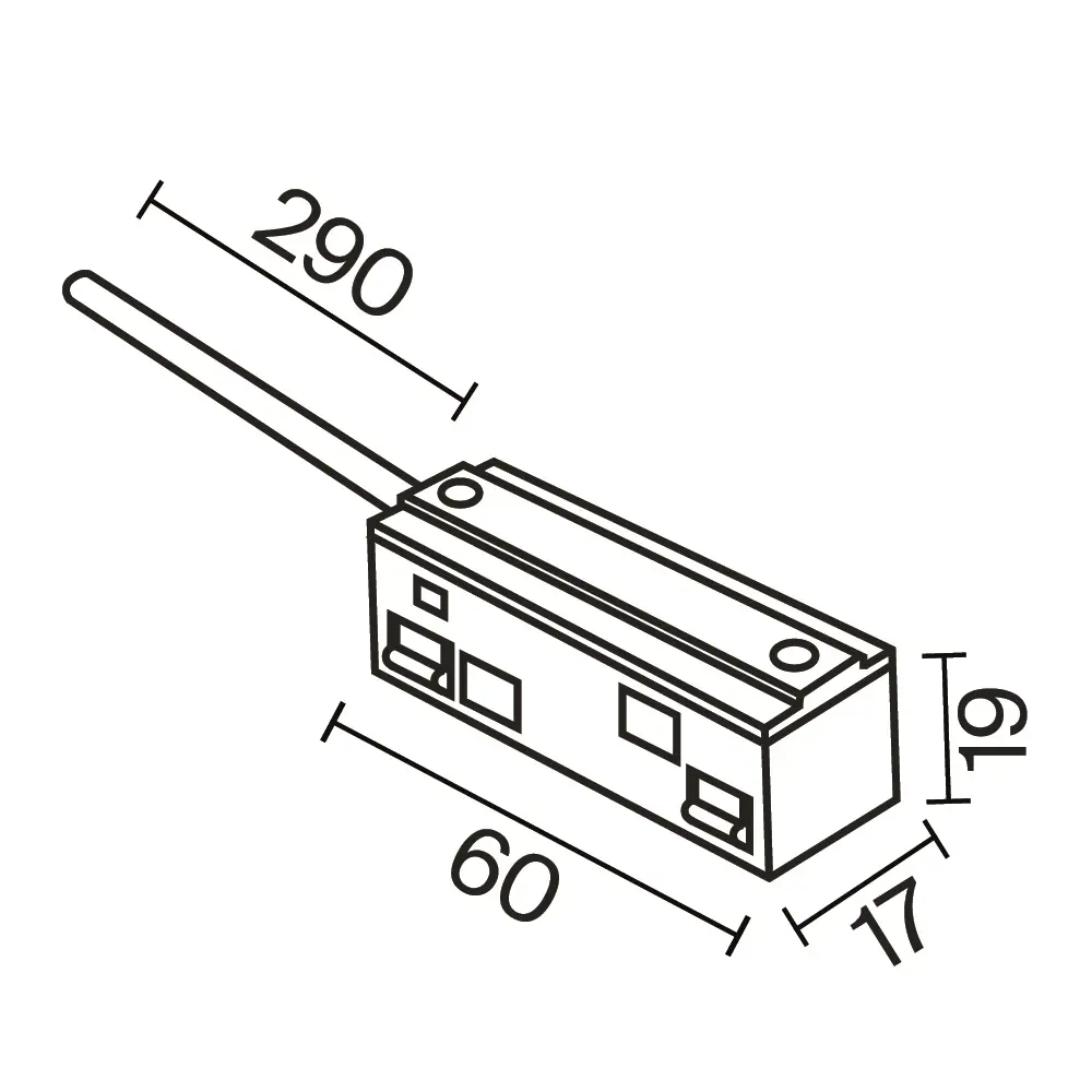 Фото 2 Ввод питания для шинопровода Voltega цвет белый Фото 2 Ввод питания для шинопровода Voltega цвет белый